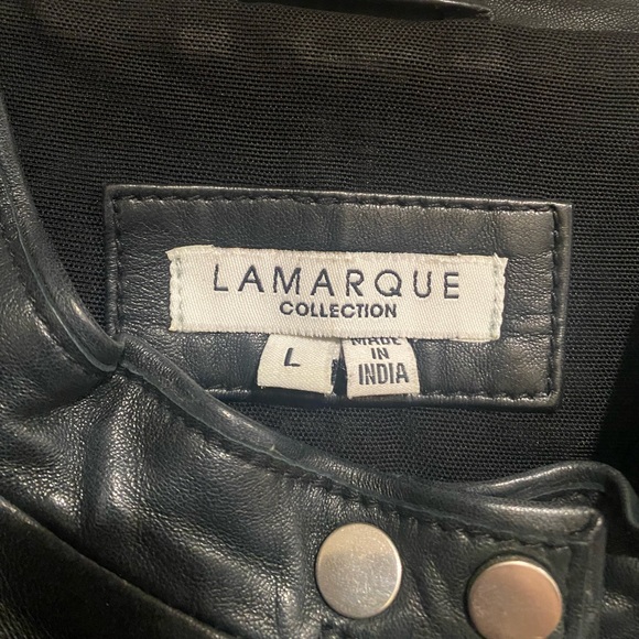 LAMARQUE  Leather jacket for women. - Picture 5 of 8